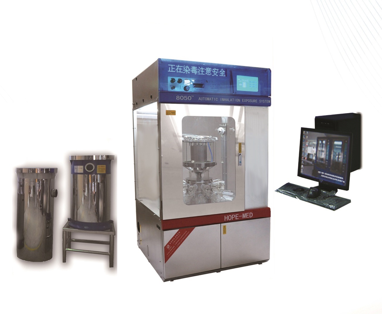 nose only inhalation exposure system Hope-Med 8052H.jpg